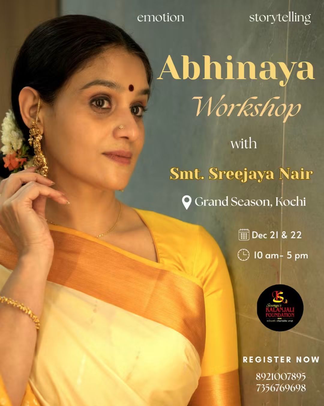 Poster: Abhinaya Workshop